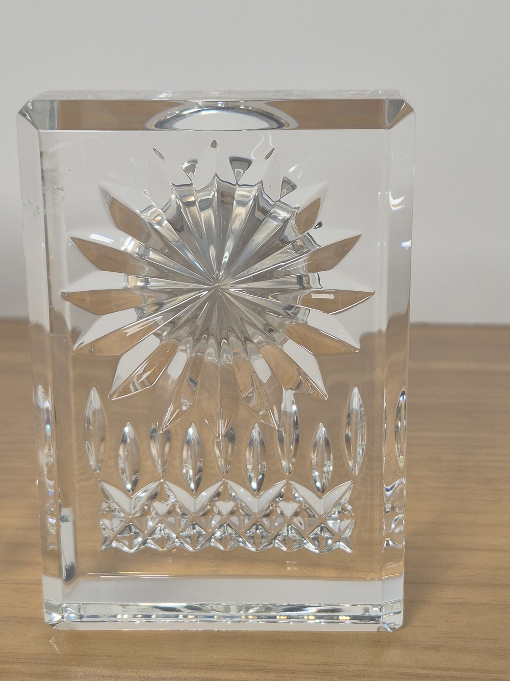 Waterford Crystal Desk Clock & Miniature Picture Frame Set Vintage Luxury Home - Picture 5 of 15